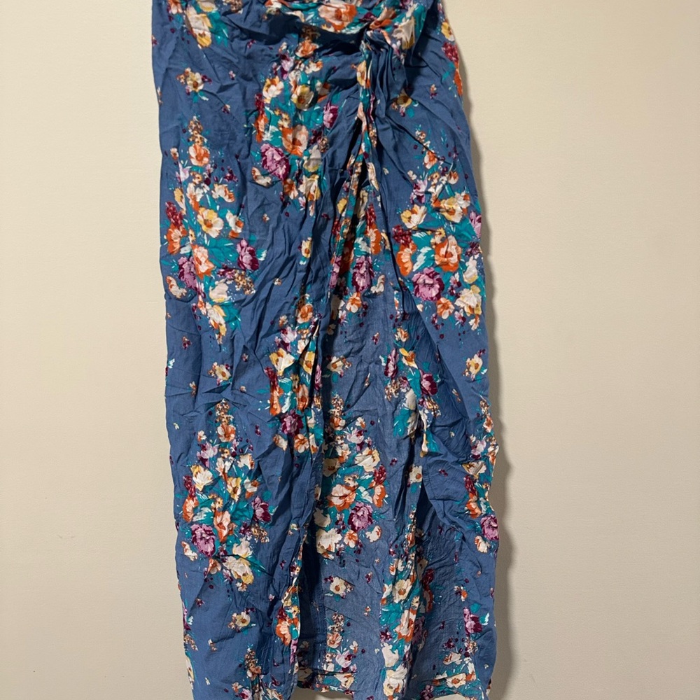 O'Neill Blue Floral Swim Coverup